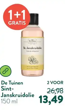 Holland & Barrett De Tuinen Sint Janskruidolie aanbieding