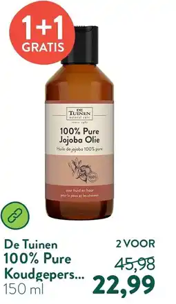 Holland & Barrett De Tuinen 100% Pure Koudgepers aanbieding