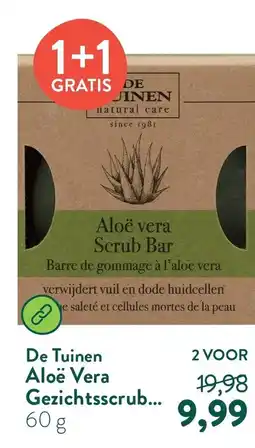 Holland & Barrett De Tuinen Aloë Vera Gezichtsscrub aanbieding
