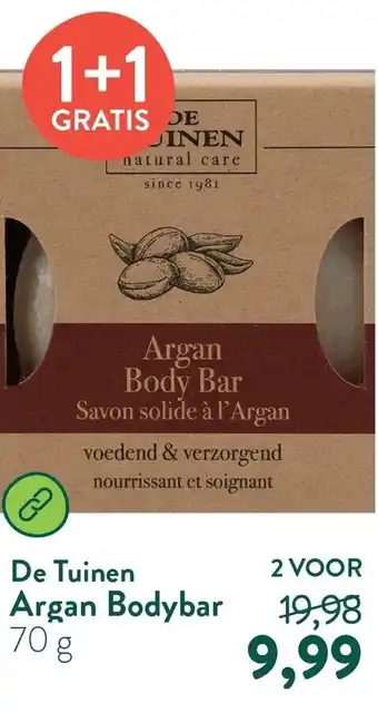 Holland & Barrett De Tuinen Argan Bodybar aanbieding