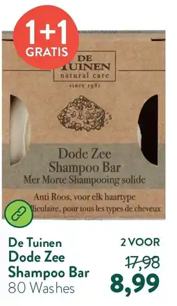 Holland & Barrett De Tuinen Dode Zee Shampoo Bar aanbieding