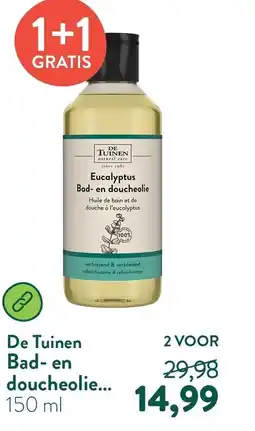Holland & Barrett De Tuinen Bad- en doucheolie aanbieding