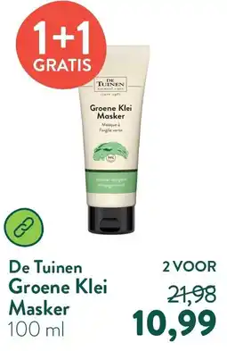 Holland & Barrett De Tuinen Groene Klei Masker aanbieding