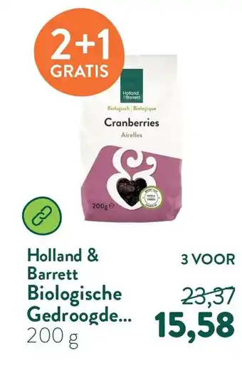 Holland & Barrett Holland & Barrett Biologische Gedroogde aanbieding
