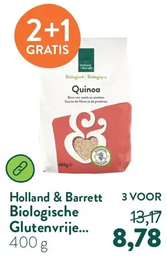Holland & Barrett Holland & Barrett Biologische Glutenvrije aanbieding