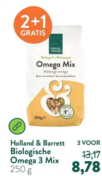 Holland & Barrett Holland & Barrett Biologische Omega 3 Mix aanbieding