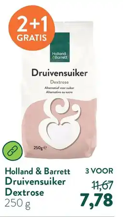 Holland & Barrett Holland & Barrett Druivensuiker Dextrose aanbieding