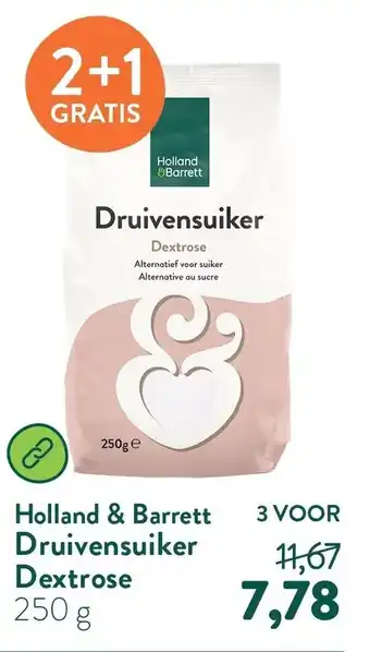 Holland & Barrett Holland & Barrett Druivensuiker Dextrose aanbieding