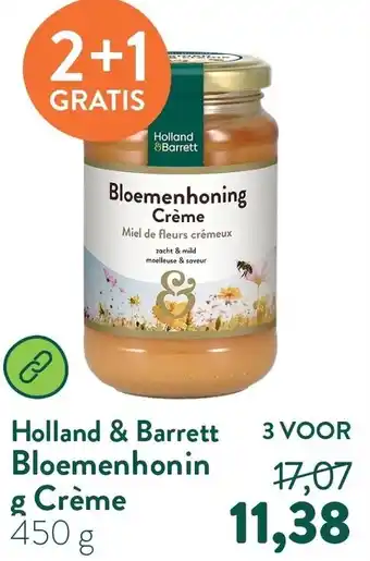 Holland & Barrett Holland & Barrett Bloemenhoning Crème aanbieding