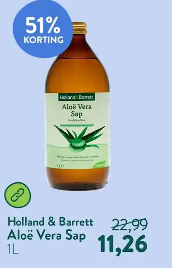 Holland & Barrett Holland & Barrett Aloë Vera Sap aanbieding