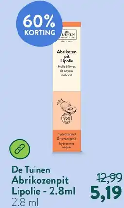 Holland & Barrett De Tuinen Abrikozenpit Lipolie aanbieding