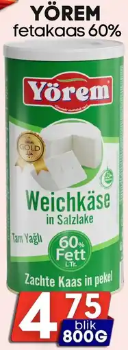 Özbaktat Supermarkt Yörem fetakaas 60% aanbieding