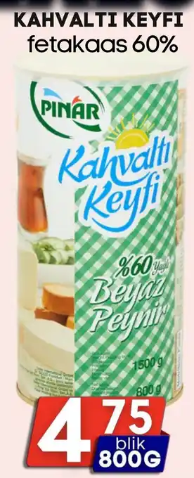 Özbaktat Supermarkt KAHVALTI KEYFI fetakaas 60% aanbieding
