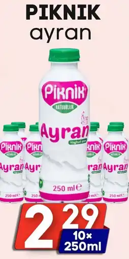 Özbaktat Supermarkt Piknik ayran aanbieding