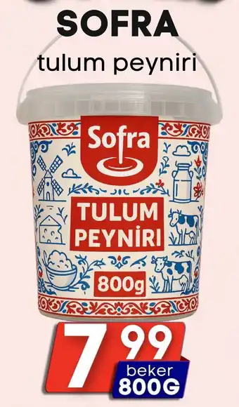Özbaktat Supermarkt SOFRA tulum peyniri aanbieding