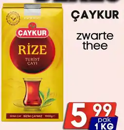 Özbaktat Supermarkt ÇAYKUR zwarte thee aanbieding