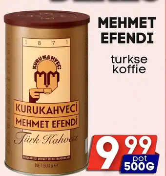 Özbaktat Supermarkt Mehmet efendi turkse koffie aanbieding