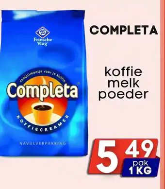 Özbaktat Supermarkt Completa koffie melk poeder aanbieding