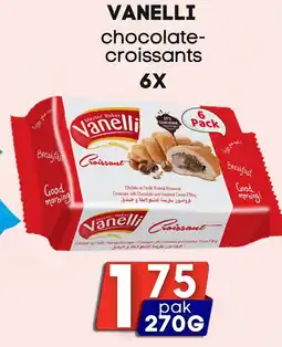 Özbaktat Supermarkt Vanelli chocolate- croissants 6x aanbieding