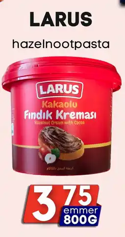Özbaktat Supermarkt Larus hazelnootpasta aanbieding