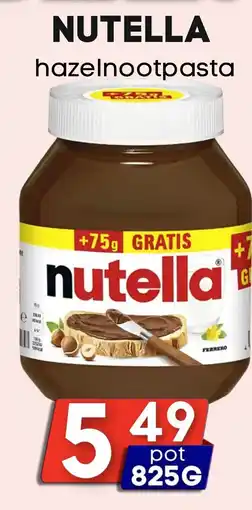 Özbaktat Supermarkt Nutella hazelnootpasta aanbieding