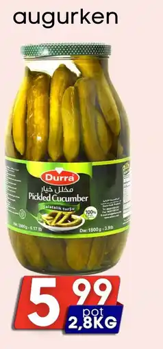 Özbaktat Supermarkt Augurken aanbieding
