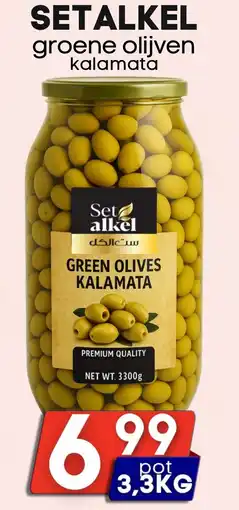 Özbaktat Supermarkt Setalkel groene olijven aanbieding
