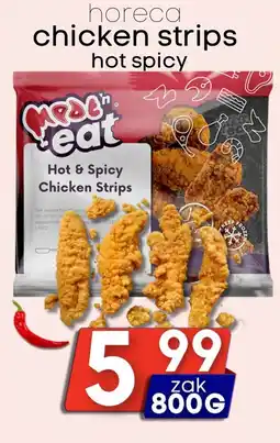 Özbaktat Supermarkt Horeca chicken strips hot spicy aanbieding