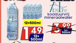 Özbaktat Supermarkt Ips Life koolzuurvrij mineraalwater aanbieding