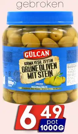 Özbaktat Supermarkt GÜLCAN gebroken aanbieding