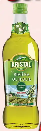 Özbaktat Supermarkt KRISTAL RIVIÈRA OLIJFOLIE aanbieding