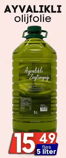 Özbaktat Supermarkt Ayvalikli olijfolie aanbieding