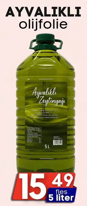 Özbaktat Supermarkt Ayvalikli olijfolie aanbieding