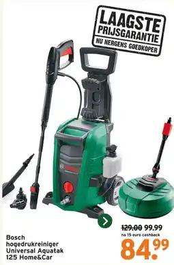 GAMMA Bosch hogedrukreiniger Universal Aquatak 125 Home&Car aanbieding
