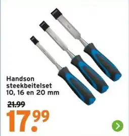 GAMMA Handson steekbeitelset 10, 16 en 20 mm aanbieding