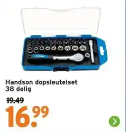 GAMMA Handson dopsleutelset aanbieding