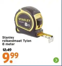 GAMMA Stanley rolbandmaat Tylon aanbieding