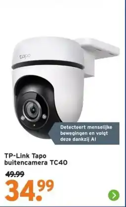 GAMMA TP-Link Tapo buitencamera TC40 aanbieding