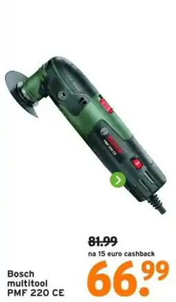 GAMMA Bosch multitool PMF 220 CE aanbieding