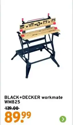 GAMMA BLACK+DECKER workmate WM825 aanbieding