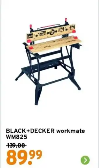 GAMMA BLACK+DECKER workmate WM825 aanbieding