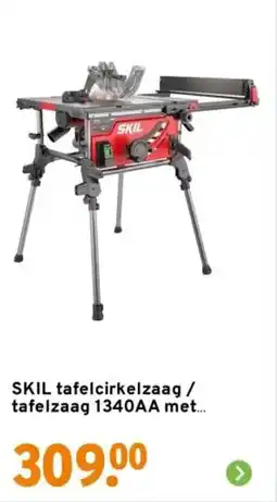 GAMMA SKIL tafelcirkelzaag / tafelzaag 1340AA met aanbieding