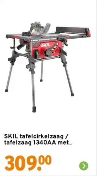 GAMMA SKIL tafelcirkelzaag / tafelzaag 1340AA met aanbieding