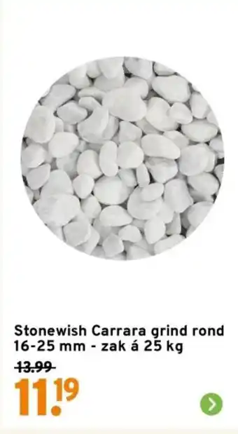 GAMMA Stonewish Carrara grind rond aanbieding