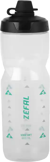 Amazon ZEFAL Sense Soft 80 No-Mud waterfles, doorschijnend, 800ml aanbieding