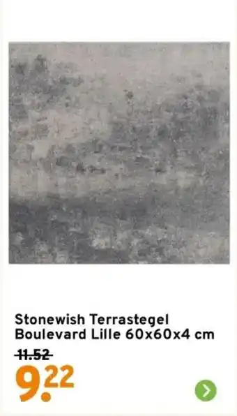 GAMMA Stonewish Terrastegel Boulevard Lille aanbieding