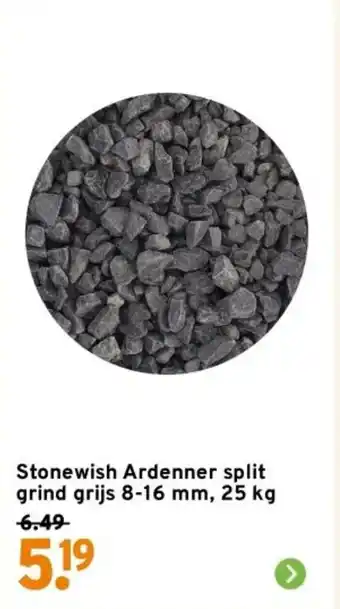 GAMMA Stonewish Ardenner split grind grijs aanbieding