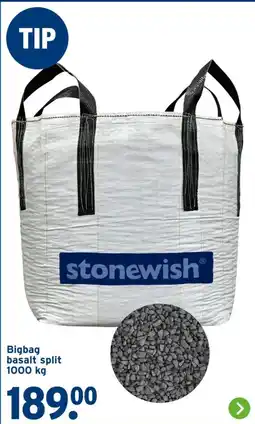 GAMMA Bigbag basalt split aanbieding