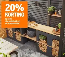 GAMMA Op alle stapelblokken en elementen aanbieding