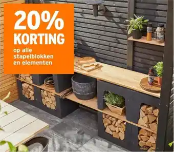 GAMMA Op alle stapelblokken en elementen aanbieding